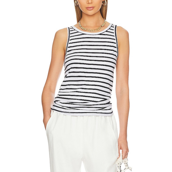 Enza Costa Tops - Enza Costa White Easy Tank Size S